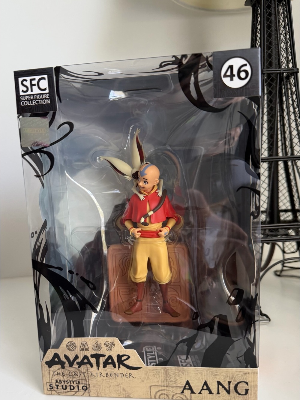 Nickelodeon AVATAR AANG Figure - Red & Yellow Nickelodeon SFC #46